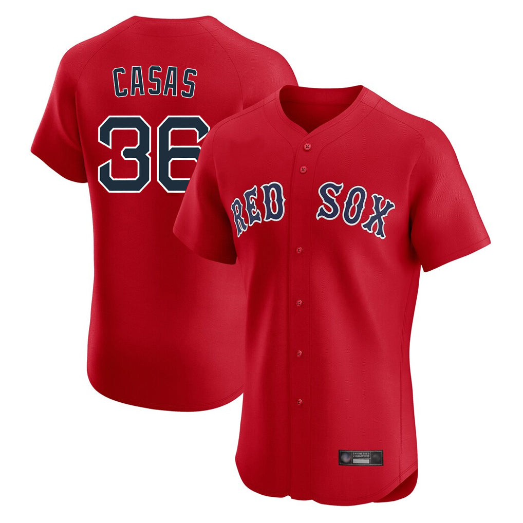 Boston Red Sox #36 Triston Casas Player Red MIKSHPS Limited Elite Home Game Stitched Jerseys1