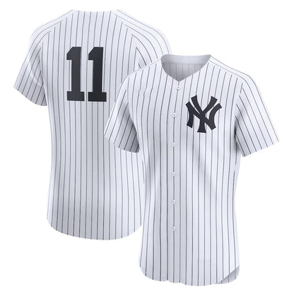 New York Yankees #11 Anthony Volpe White MIKSHPS Home Elite Jersey