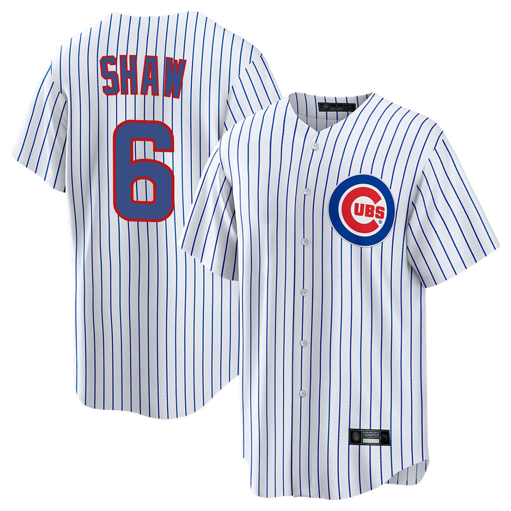 Chicago Cubs #6 Matt Shaw Player White MIKSHPS Game Home Stitched Jerseys