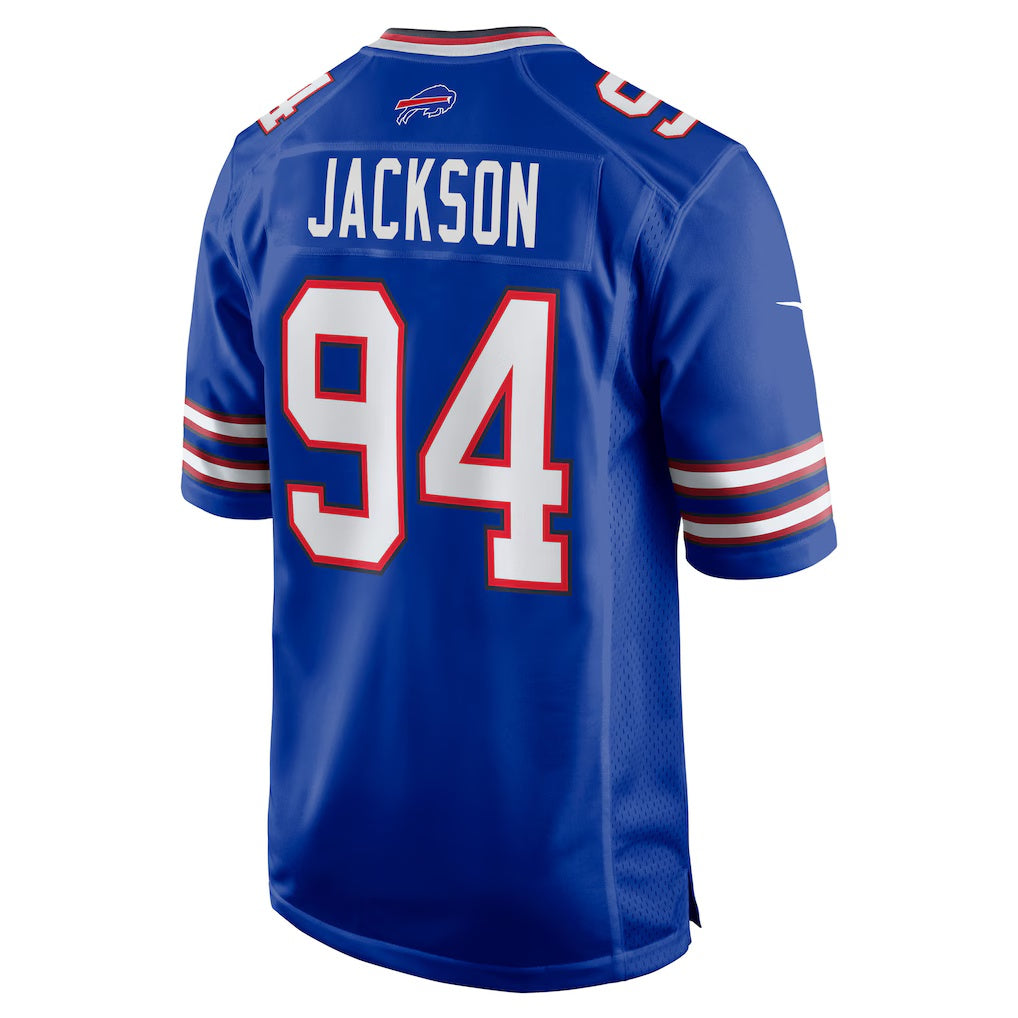 B.Bills #94 Landon Jackson Royal MIKSHPS Team Game Jersey