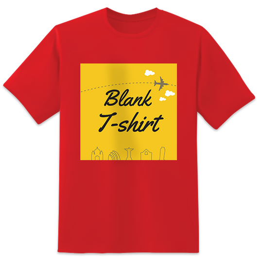Blank T-Shirt Red