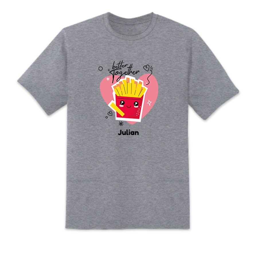 Fries Better Together Gray