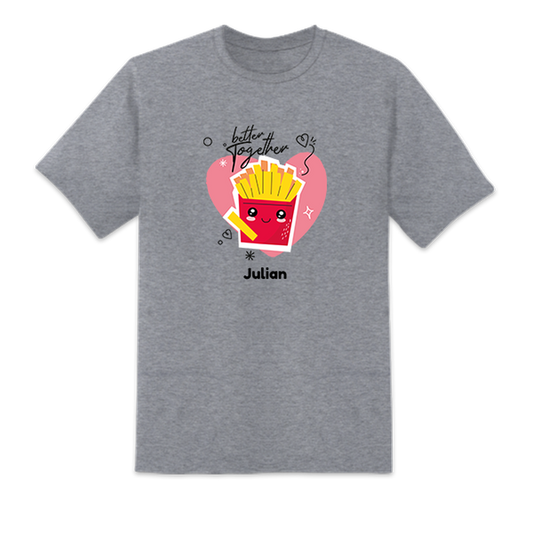 Fries Better Together Gray