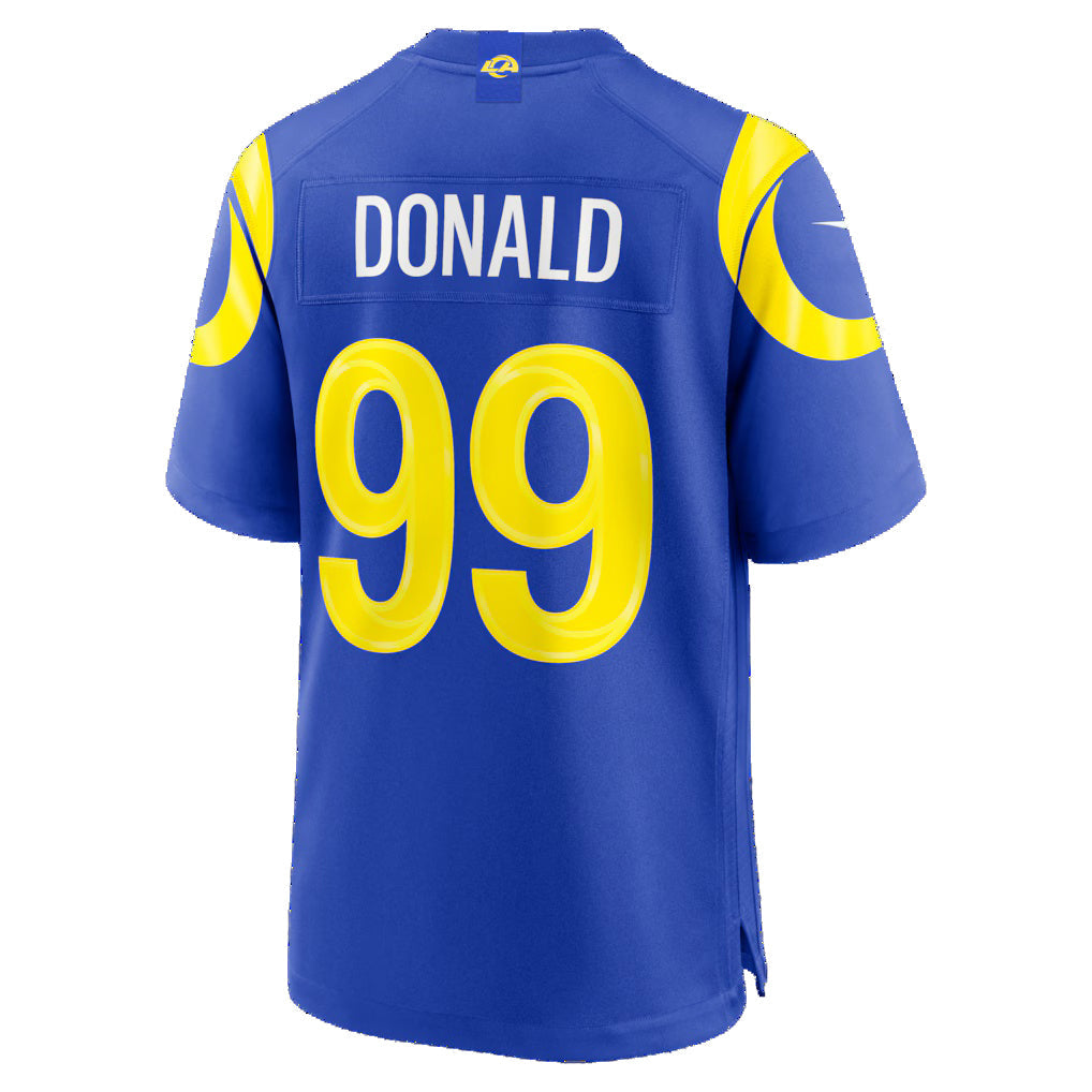 LA.Rams #99 Aaron Donald Royal Game Jersey MIKSHPS