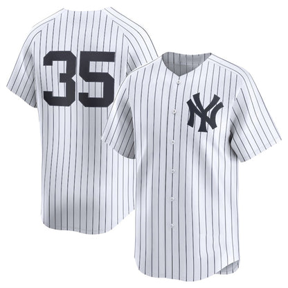 New York Yankees #35 Cody Bellinger White MIKSHPS 2024 Home Limited Stitched Jersey