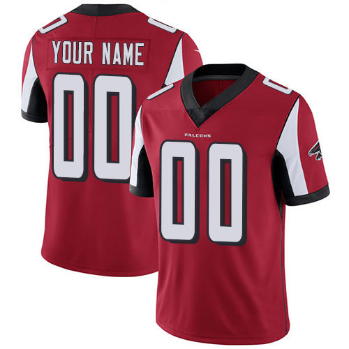 Custom A.Falcons Home Red MIKSHPS Vapor Untouchable Limited Jersey