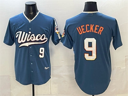 Milwaukee Brewers #9 Bob Uecker Mineral Blue MIKSHPS 2026 City Connect Stadium Stitched Jersey