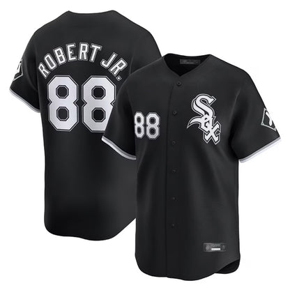 Chicago White Sox #88 Luis Robert Jr Player Black MIKSHPS Limited Home Stitched Jerseys