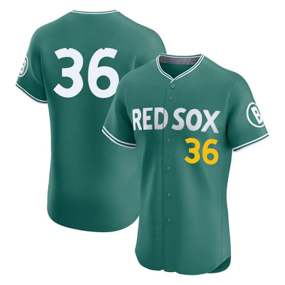 Boston Red Sox #36 Triston Casas Player Green MIKSHPS City Connect Limited Elite Home Game Stitched Jerseys1