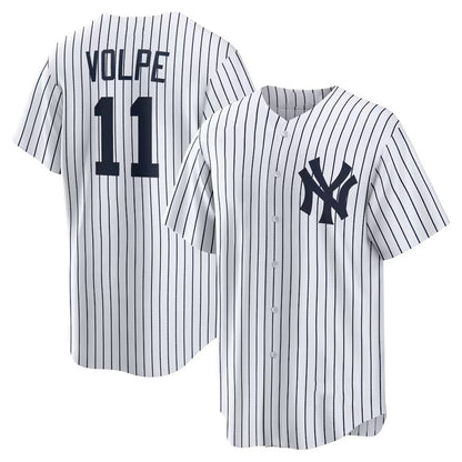 New York Yankees #11 Anthony Volpe White MIKSHPS Home Replica Player Jersey