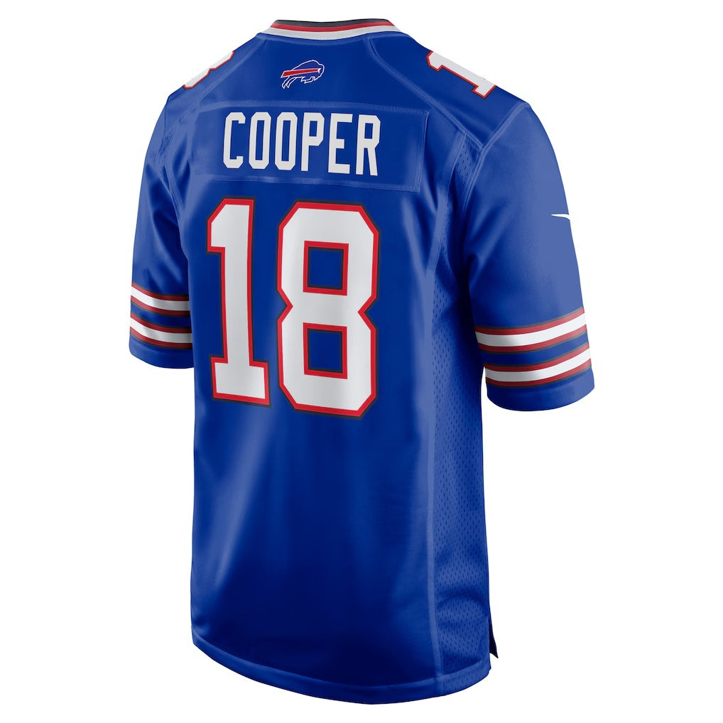 B.Bills #18 Amari Cooper Royal MIKSHPS Game Jersey