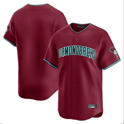 Arizona Diamondbacks Red MIKSHPS Limited Home Game Blank Player Stitched Jerseys
