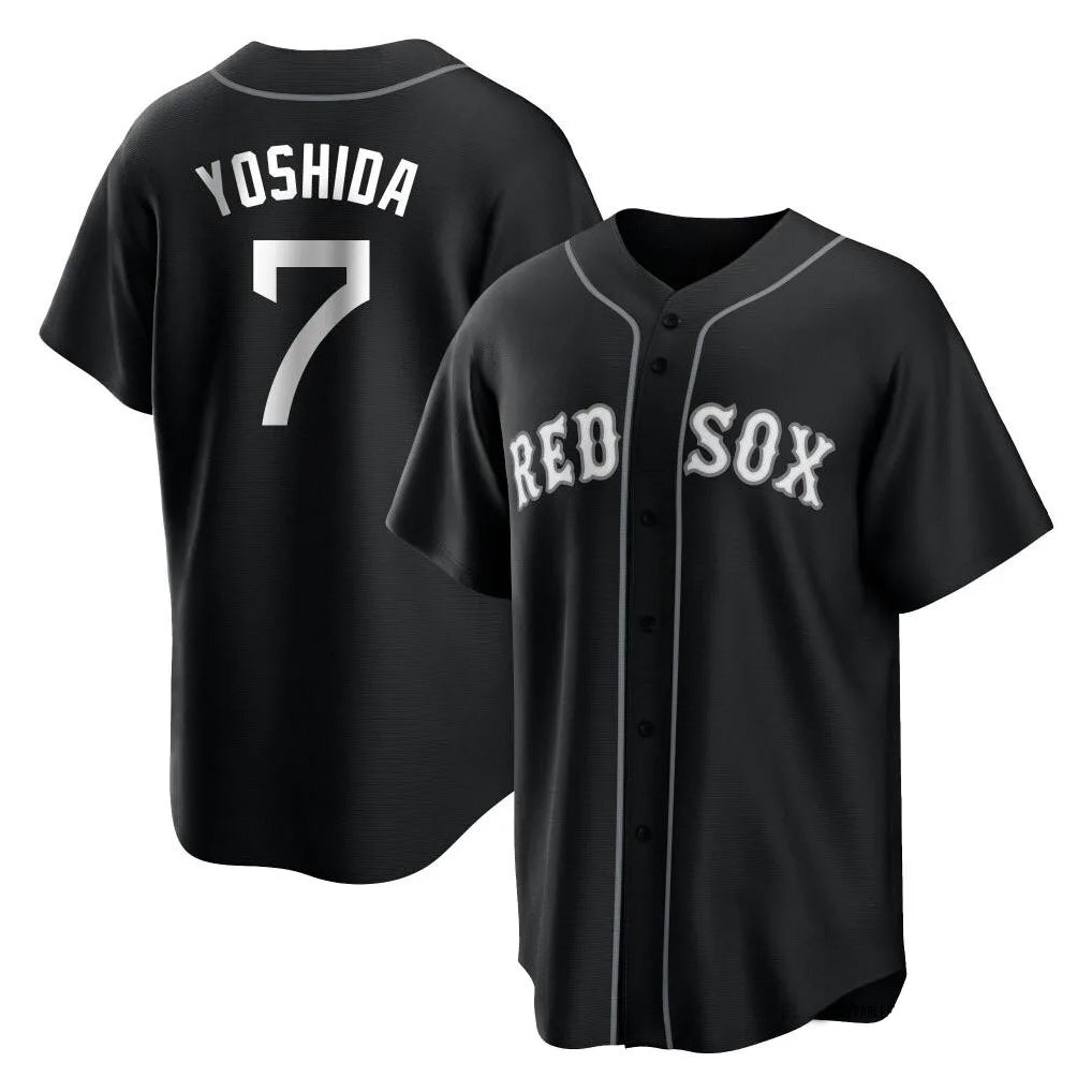 Boston Red Sox #7 Masataka Yoshida Player Black MIKSHPS Home Game Stitched Jerseys