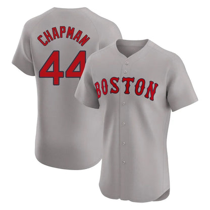 Boston Red Sox #44 Aroldis Chapman Player Gray MIKSHPS Road Limited Elite Home Game Stitched Jerseys1