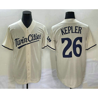 Minnesota Twins #26 Max Kepler Cream MIKSHPS 2022 City Connect Cool Base Stitched Jersey