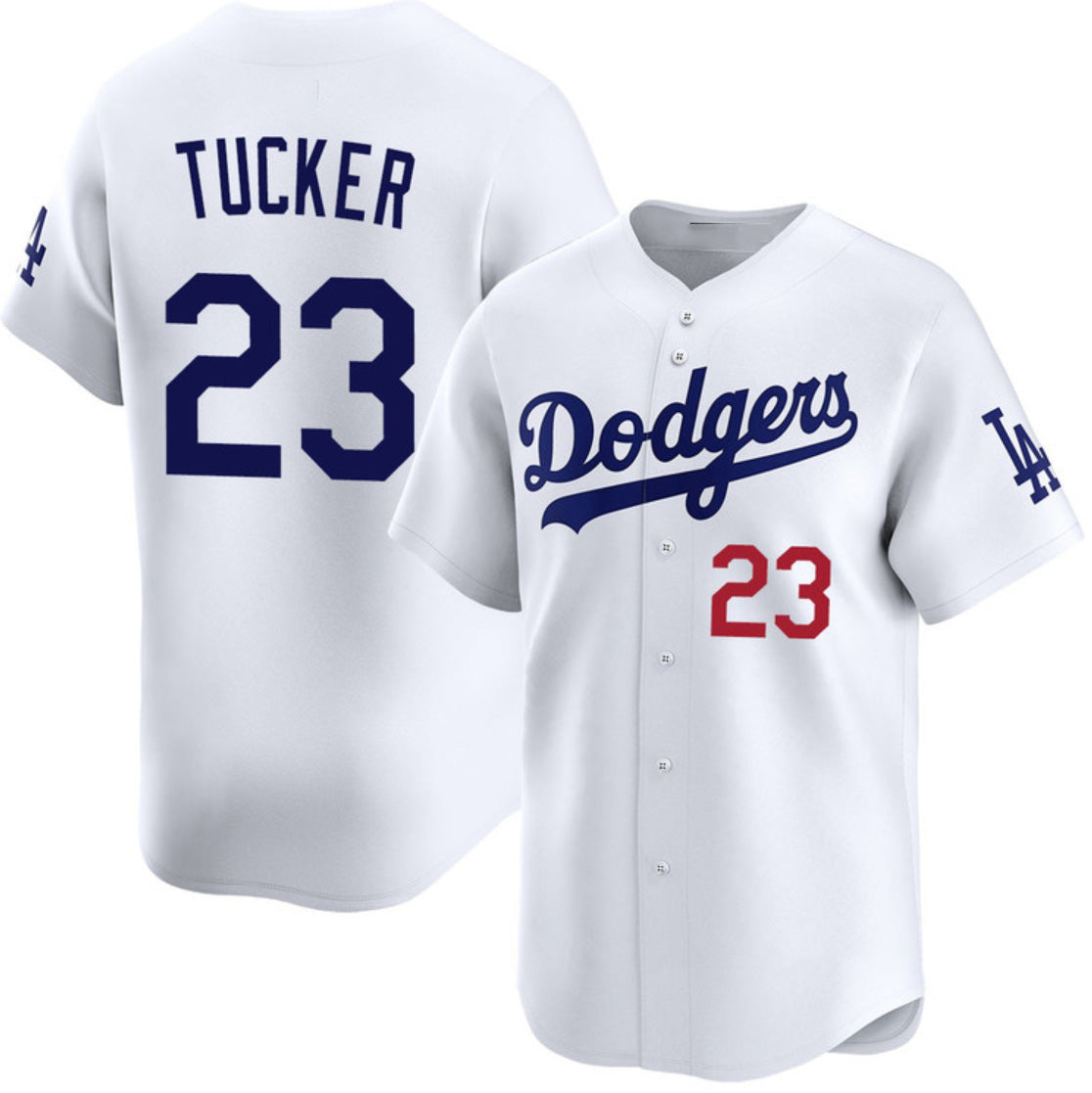 Los Angeles Dodgers #23 Kyle Tucker White MIKSHPS 2026 Home Limited Stitched Jersey