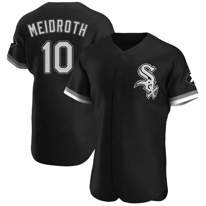 Chicago White Sox #10 Chase Meidroth Player Black MIKSHPS Limited Elite Home Stitched Jerseys