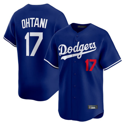 Los Angeles Dodgers #17 Shohei Ohtani Player Royal MIKSHPS Limited Home Stitched Jerseys