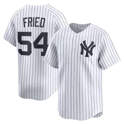 New York Yankees #54 Max Fried White MIKSHPS Home Limited Player Jersey 2