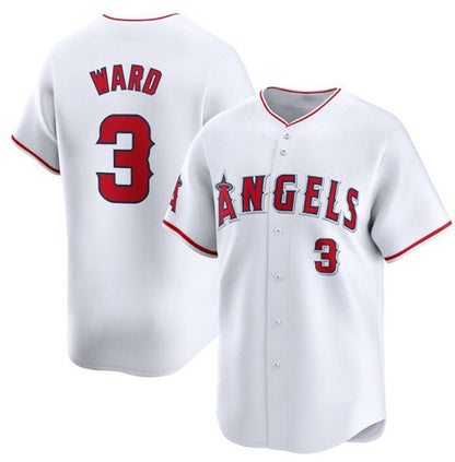 Los Angeles Angels #3 Taylor Ward White MIKSHPS Home Limited Stitched Jersey