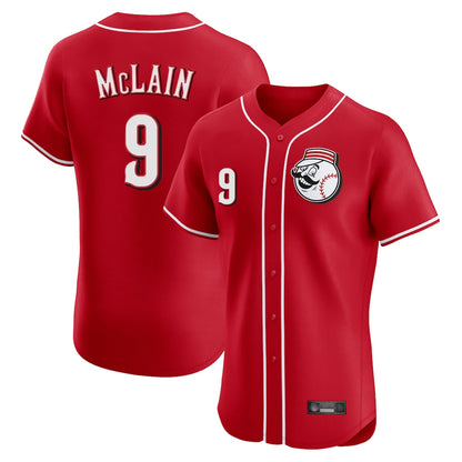 Cincinnati Reds #9 Matt McLain Player Red MIKSHPS Limited Elite Home Game Stitched Jerseys