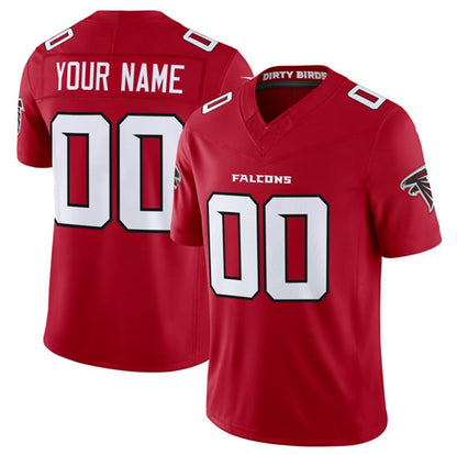 Custom A.Falcons Active Player Red MIKSHPS 2026 New F.U.S.E. Vapor Untouchable Limited Stitched Jersey