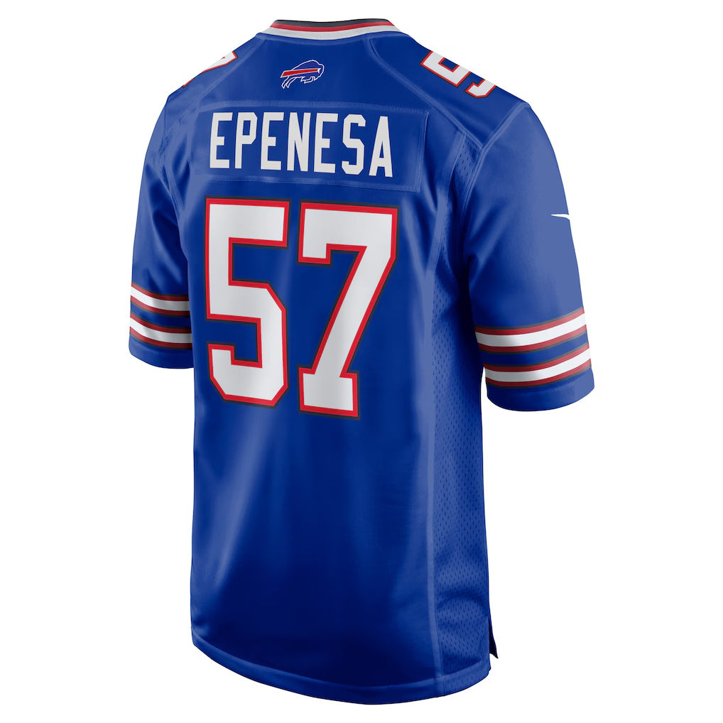 B.Bills #57 A.J. Epenesa Royal MIKSHPS Game Player Jersey