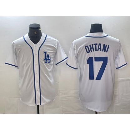Los Angeles Dodgers #17 Shohei Ohtani White MIKSHPS Cool Base Stitched Jersey