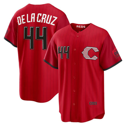 Cincinnati Reds #44 Elly De La Cruz Red MIKSHPS 2026 City Connect Stadium Jersey