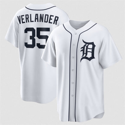 Detroit Tigers #35 Justin Verlander White MIKSHPS 2026 Cool Base Stitched Jersey