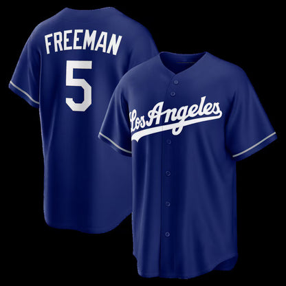 Los Angeles Dodgers #5 Freddie Freeman Royal MIKSHPS Alternate Replica Jersey