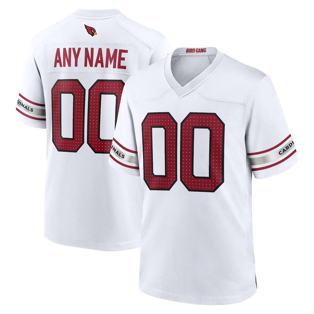 Custom A.Cardinals White MIKSHPS Game Jersey