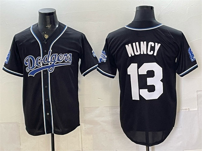 Los Angeles Dodgers #13 Max Muncy B2B Champs 2026 Black MIKSHPS Out Style Vapor Limited Stitched Jersey