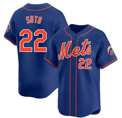 New York Mets #22 Juan Soto Royal MIKSHPS 2024 Alternate Limited Stitched Jersey