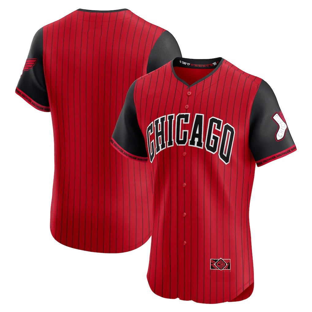 Chicago White Sox Red-Black MIKSHPS 2025 City Connect Elite Jersey