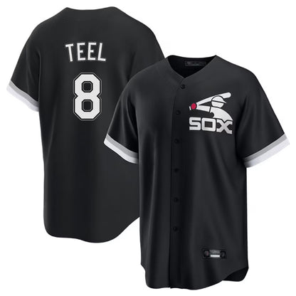 Chicago White Sox #8 Kyle Teel Player Black MIKSHPS Spring Training Game Stitched Jerseys