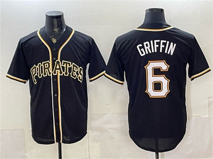 Pittsburgh Pirates #6 Konnor Griffin 2026 Fashion Black MIKSHPS Out Stitched Jersey