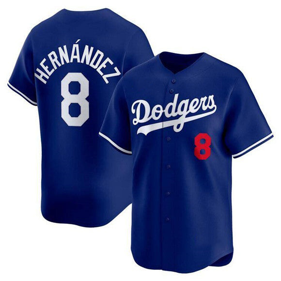 Los Angeles Dodgers #8 Enrique Hernandez Royal MIKSHPS Limited Stitched Jersey