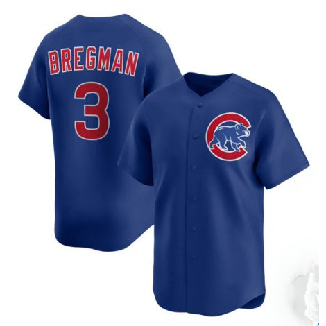 Chicago Cubs #3 Alex Bregman Royal MIKSHPS Limited Stitched Jersey