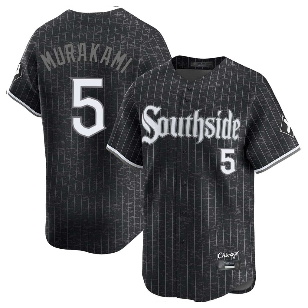 Chicago White Sox #5 Munetaka Murakami Player Black MIKSHPS City Connect Limited Home Stitched Jerseys