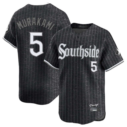 Chicago White Sox #5 Munetaka Murakami Player Black MIKSHPS City Connect Limited Home Stitched Jerseys