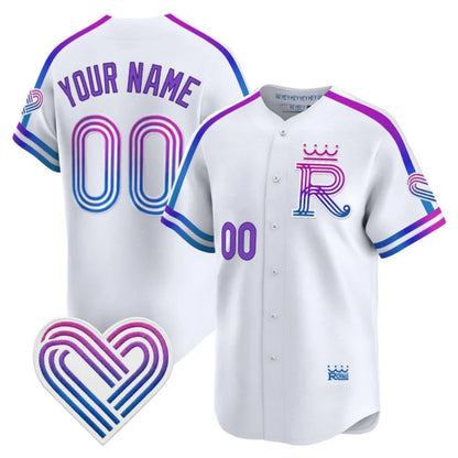 Custom Kansas City Royals White MIKSHPS 2026 City Connect Stadium Stitched Jersey