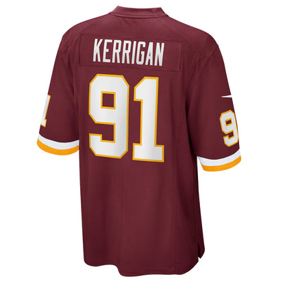 W.Football Team #91 Ryan Kerrigan Burgundy MIKSHPS Game Jersey