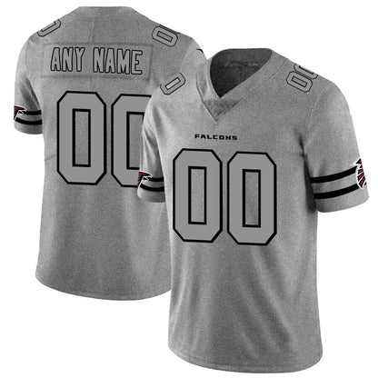 Custom A.Falcons 2019 Gray Gridiron Gray MIKSHPS Vapor Untouchable Limited Jersey
