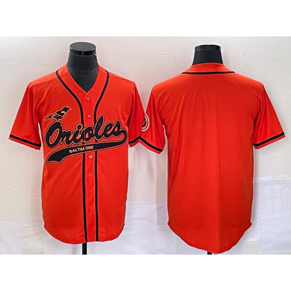 Baltimore Orioles Orange MIKSHPS Cool Base Stitched Jersey