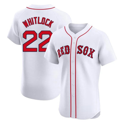 Boston Red Sox #22 Garrett Whitlock Player White MIKSHPS Limited Elite Home Game Stitched Jerseys1