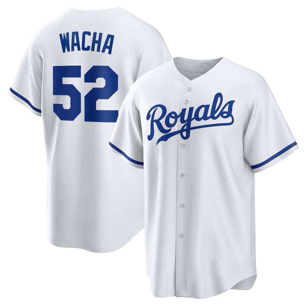 Kansas City Royals #52 Michael Wacha White MIKSHPS Home Replica Jersey