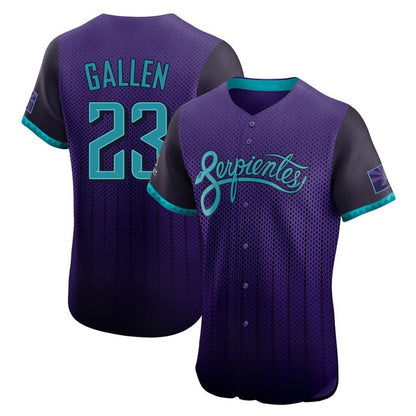 Arizona Diamondbacks #23 Zac Gallen Player Purple MIKSHPS City Connect Limited Elite Home Game Stitched Jerseys