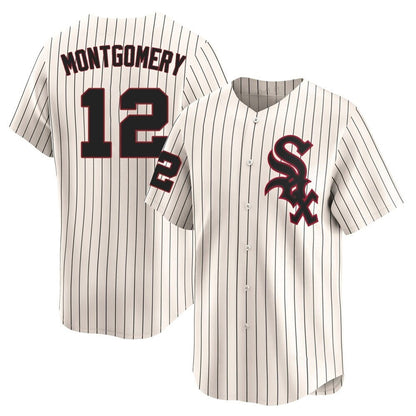 Chicago White Sox #12 Colson Montgomery Player Cream MIKSHPS Cooperstown Collection Limited Home Stitched Jerseys