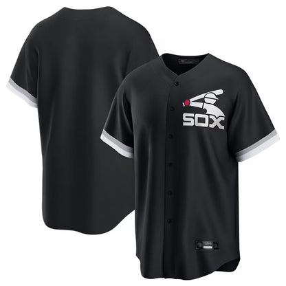 Chicago White Sox Blank Player Black MIKSHPS Game Home Stitched Jerseys